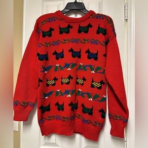 Vintage Charter Club Scottie Dog Sweater